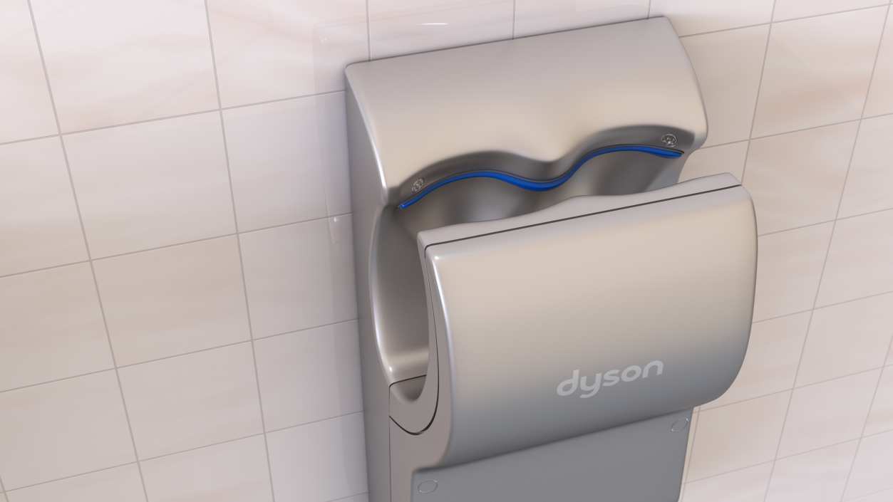 3D Dyson Airblade dB Hand Dryer model