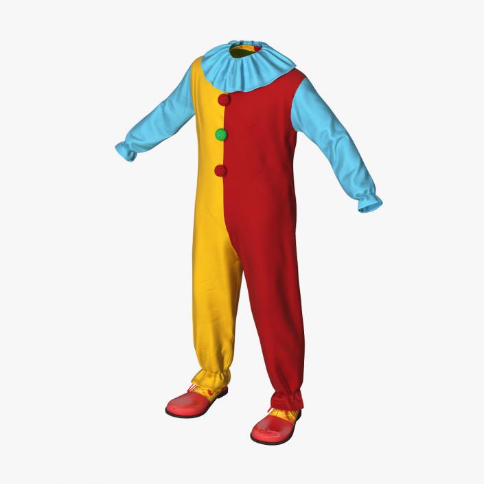 Funny Clown Costume 3D model