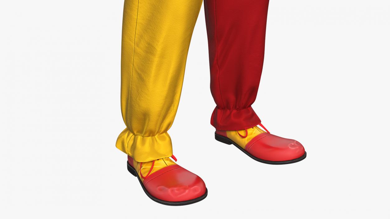 Funny Clown Costume 3D model