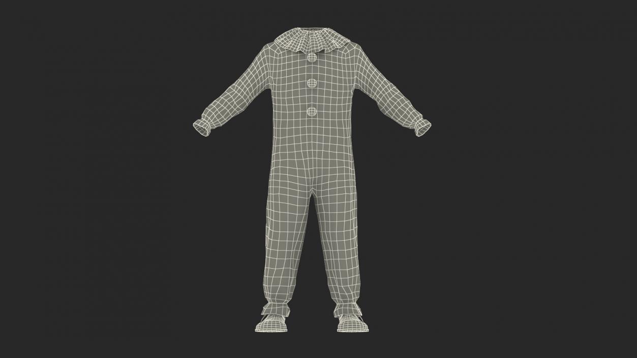 Funny Clown Costume 3D model