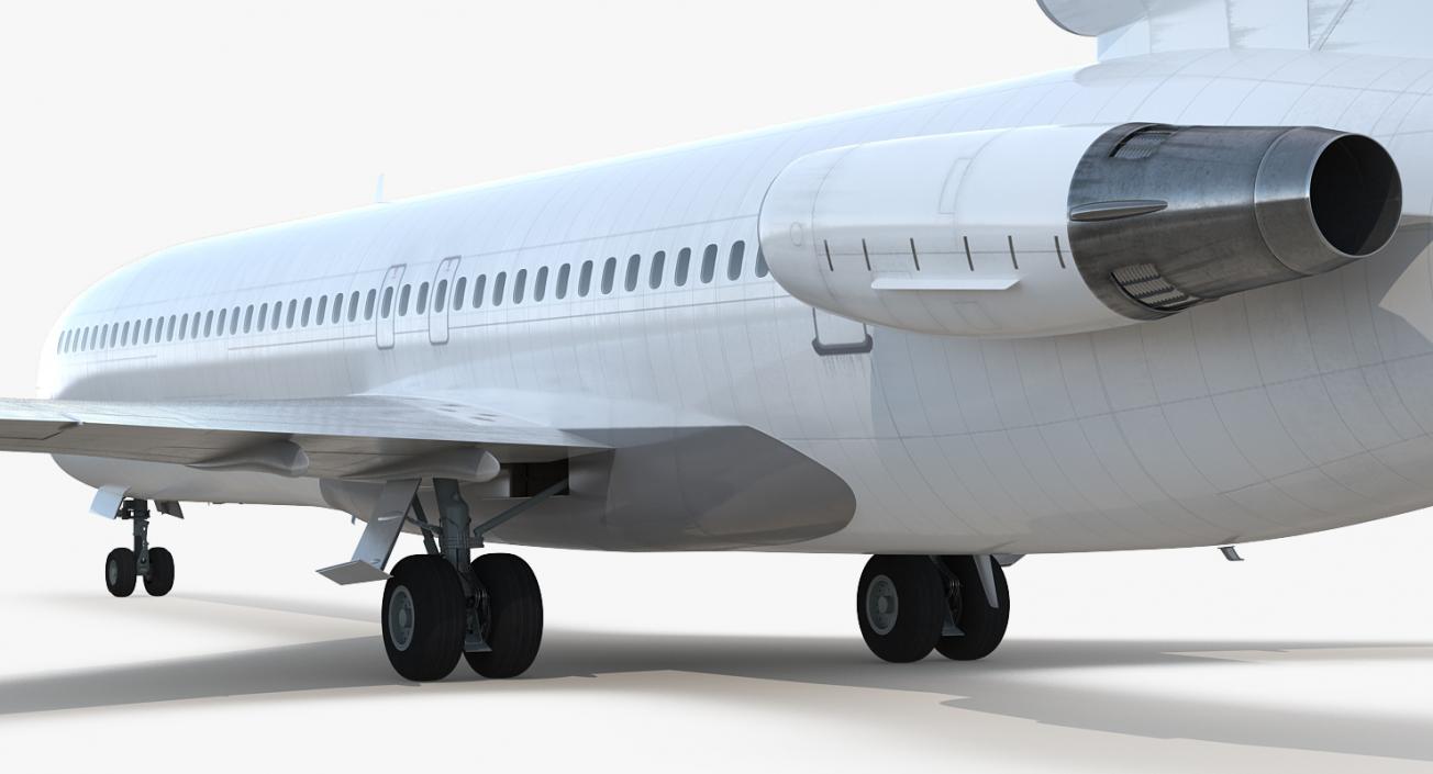 Boeing 727-200 Generic Rigged 3D model