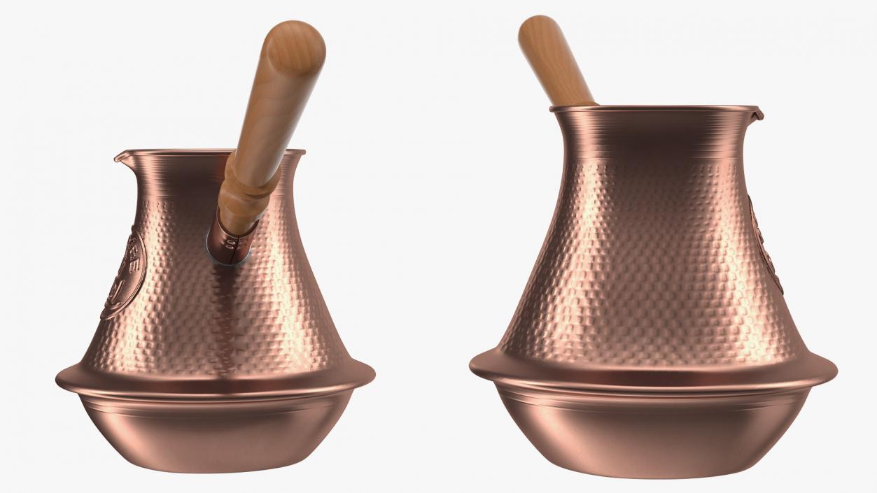 3D model Copper Turkish Coffee Pot