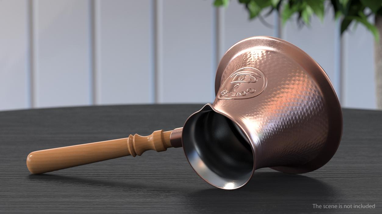 3D model Copper Turkish Coffee Pot