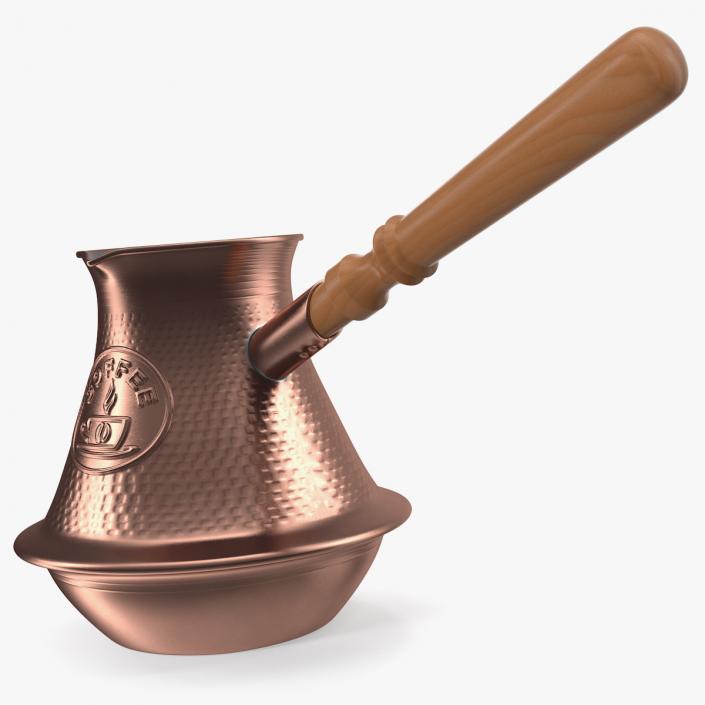 3D model Copper Turkish Coffee Pot