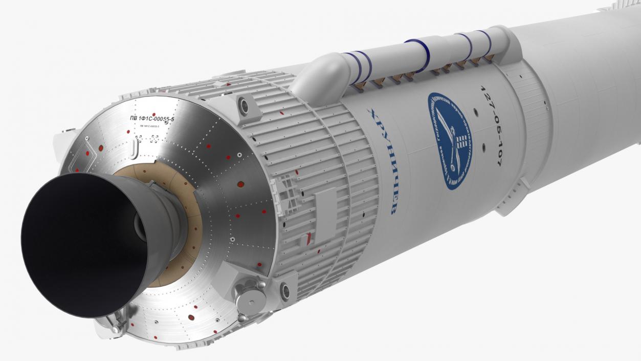 3D Angara Rocket model