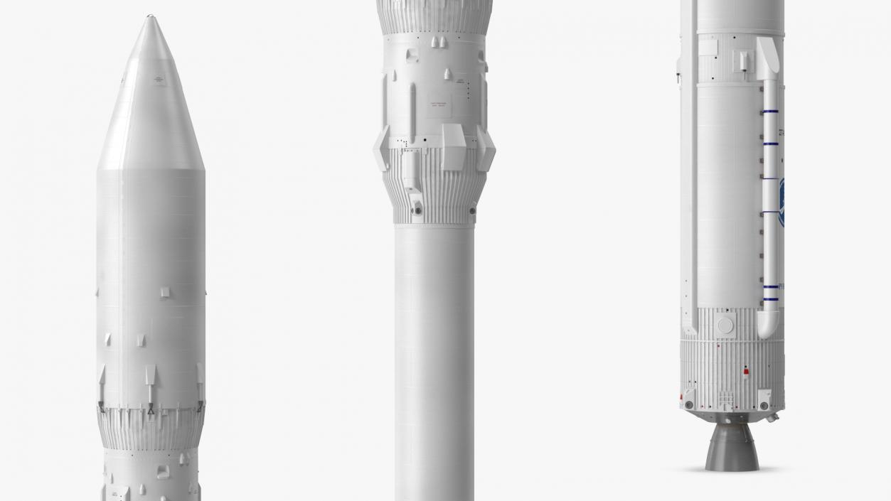 3D Angara Rocket model