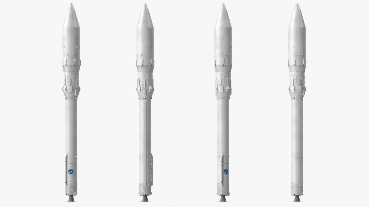 3D Angara Rocket model