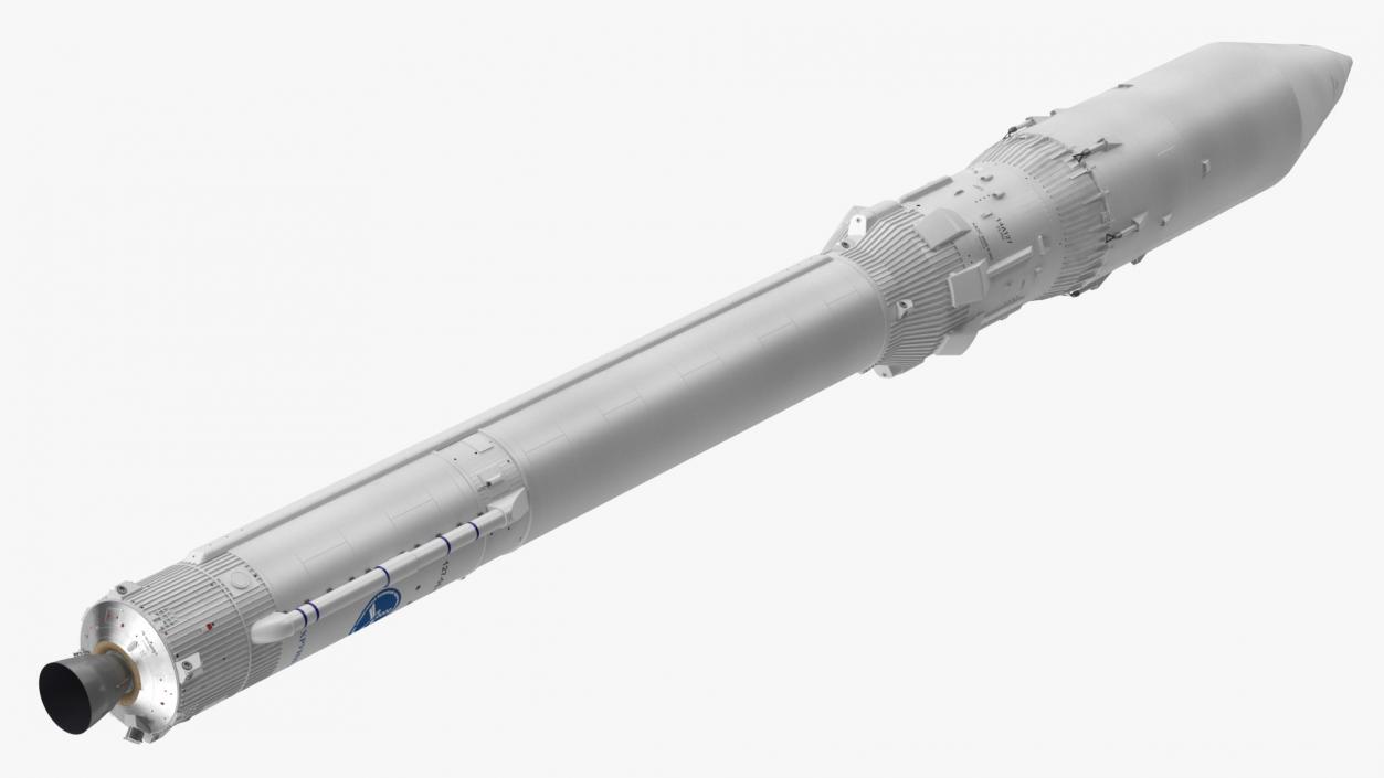 3D Angara Rocket model