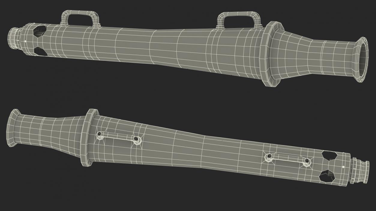 3D Big HiCombat Low Expansion Foam Branchpipes model