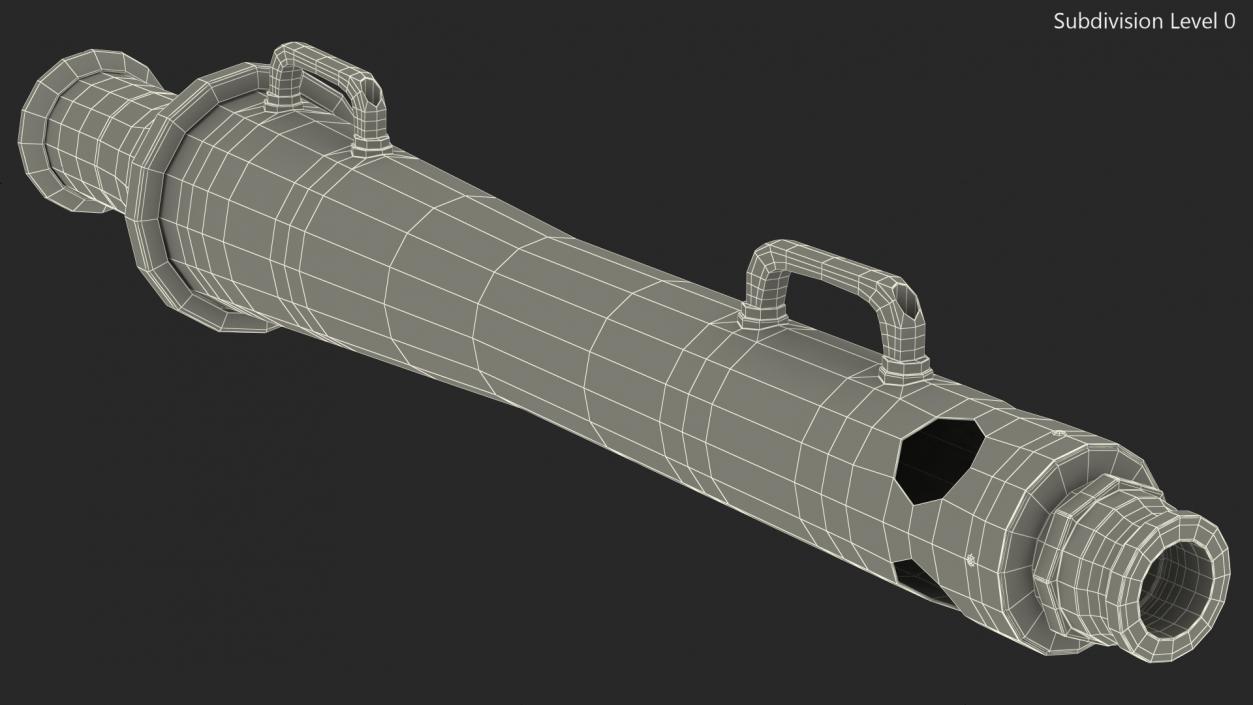 3D Big HiCombat Low Expansion Foam Branchpipes model