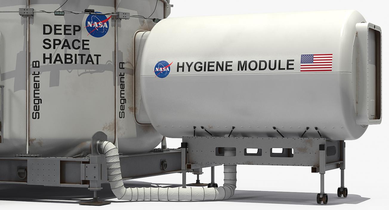 3D NASA Deep Space Habitat model