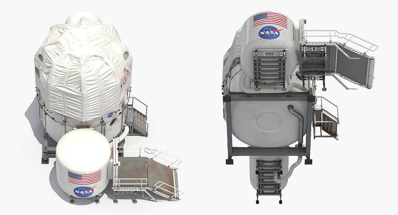 3D NASA Deep Space Habitat model