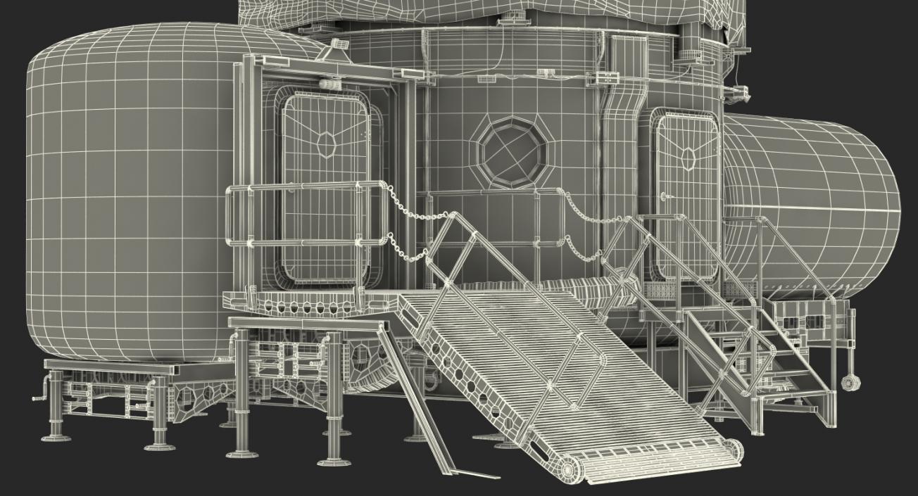 3D NASA Deep Space Habitat model