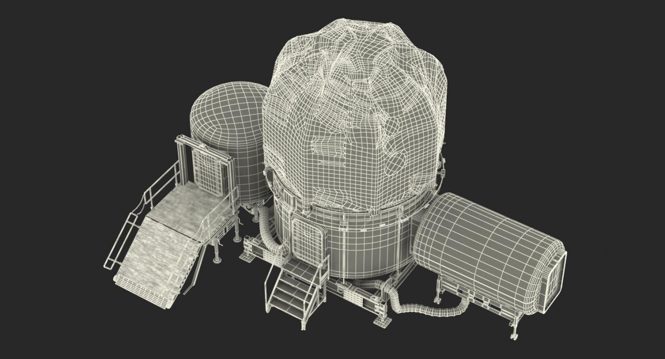 3D NASA Deep Space Habitat model