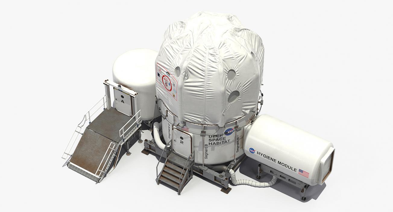 3D NASA Deep Space Habitat model