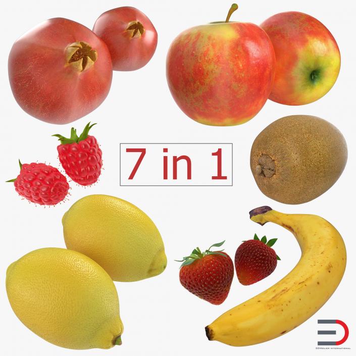 Fruits 3D Models Collection 2 3D model