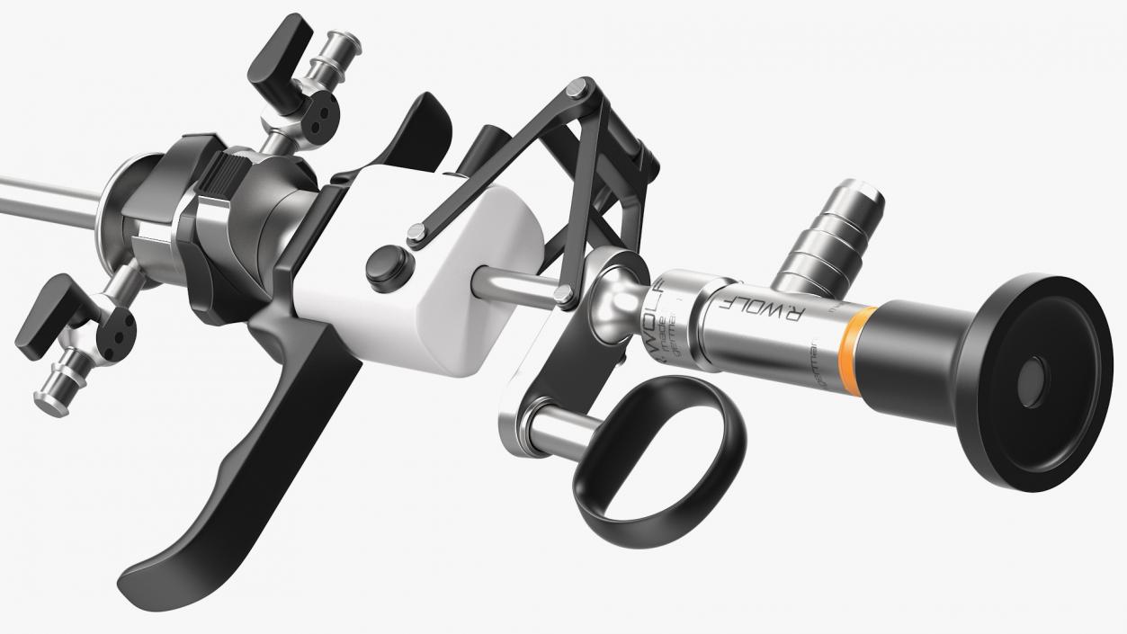 3D Richard Wolf Resectoscope with Conical Electrode model