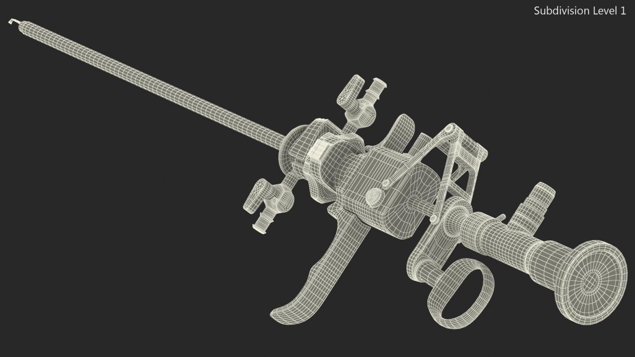 3D Richard Wolf Resectoscope with Conical Electrode model