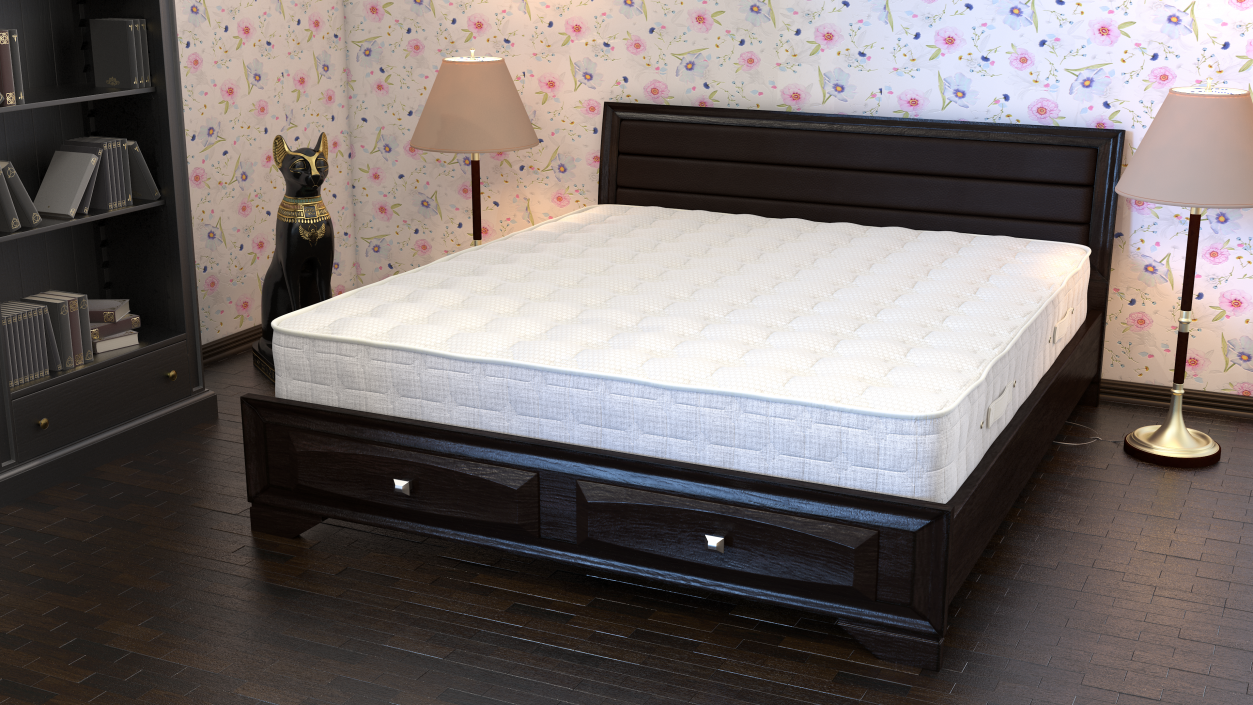 3D Super King Size Sleeping Mattress model