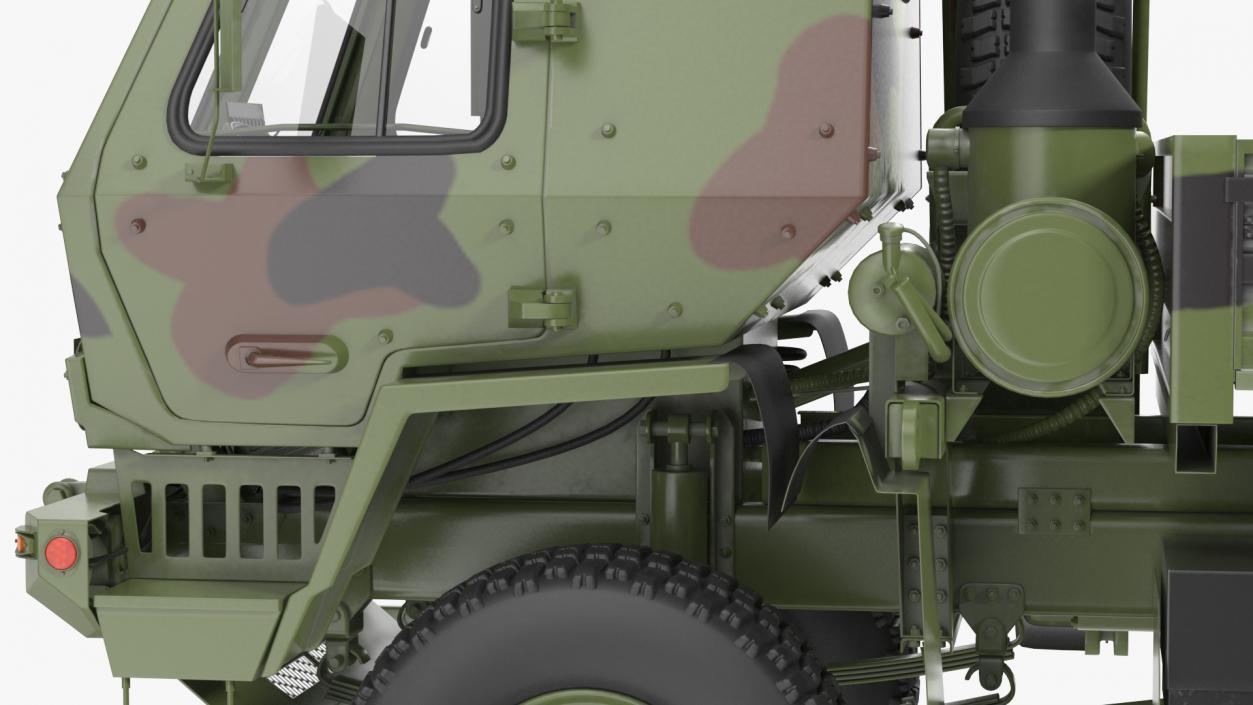 Oshkosh FMTV Camouflage Cargo Truck 6x6 3D model