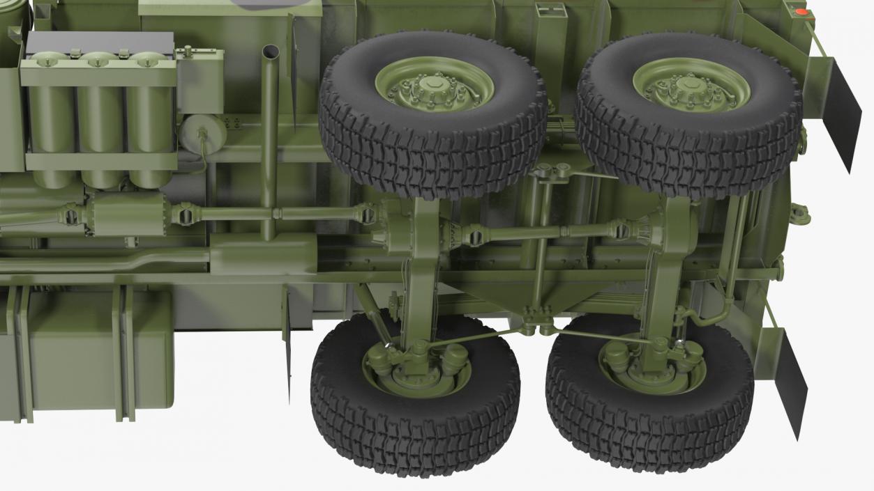 Oshkosh FMTV Camouflage Cargo Truck 6x6 3D model