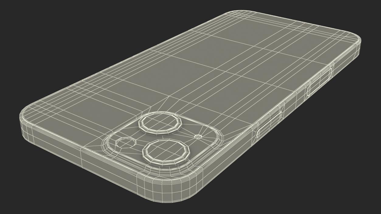 3D model Pink Apple iPhone 13