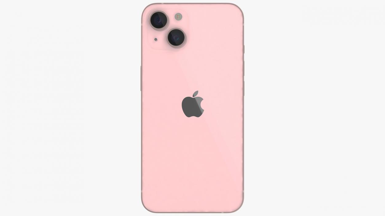 3D model Pink Apple iPhone 13