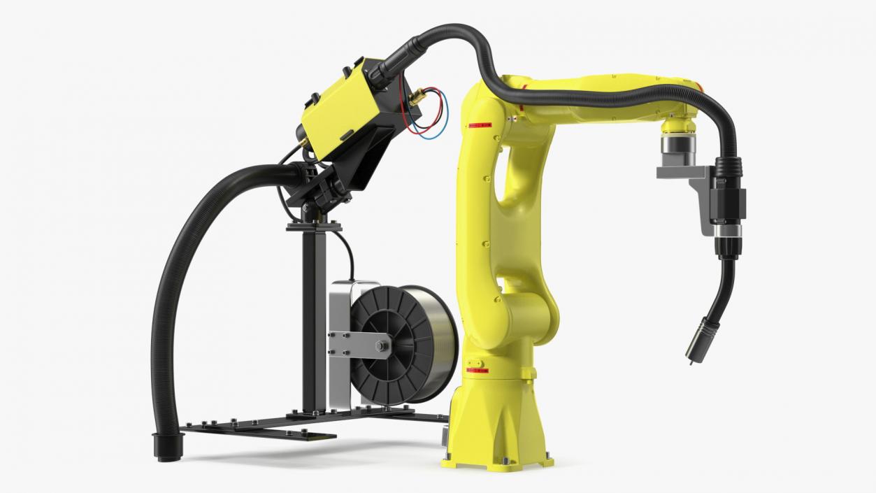 Enclosed Compact Robotic Welding Cell 3D