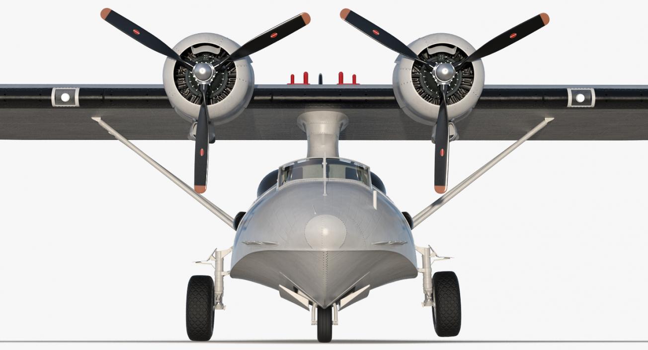 Flying Boat Consolidated PBY Catalina WWII 3D