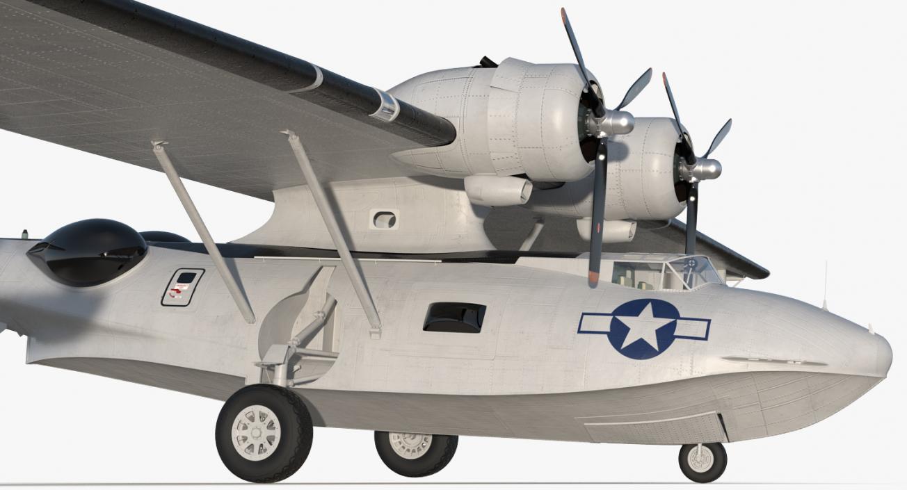 Flying Boat Consolidated PBY Catalina WWII 3D