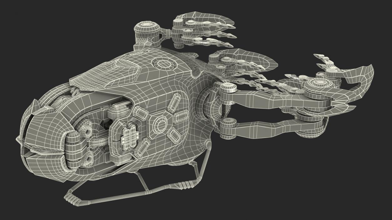 Sci Fi Space Loader 3D model