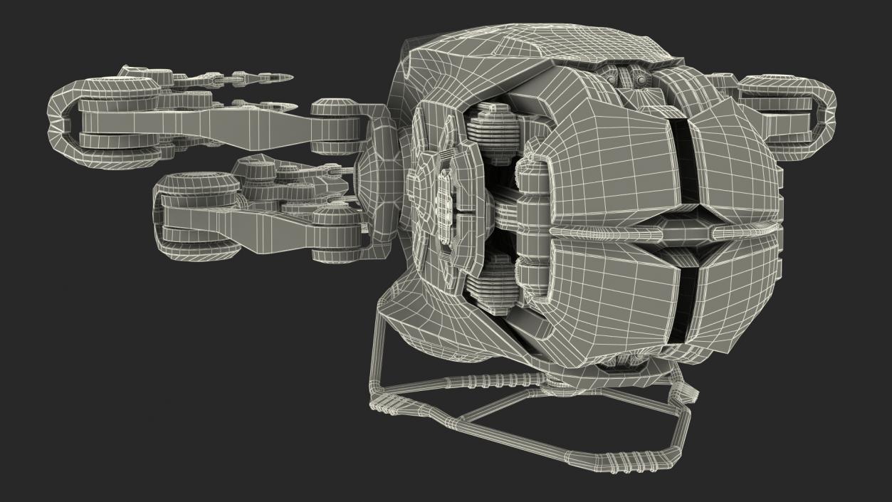 Sci Fi Space Loader 3D model