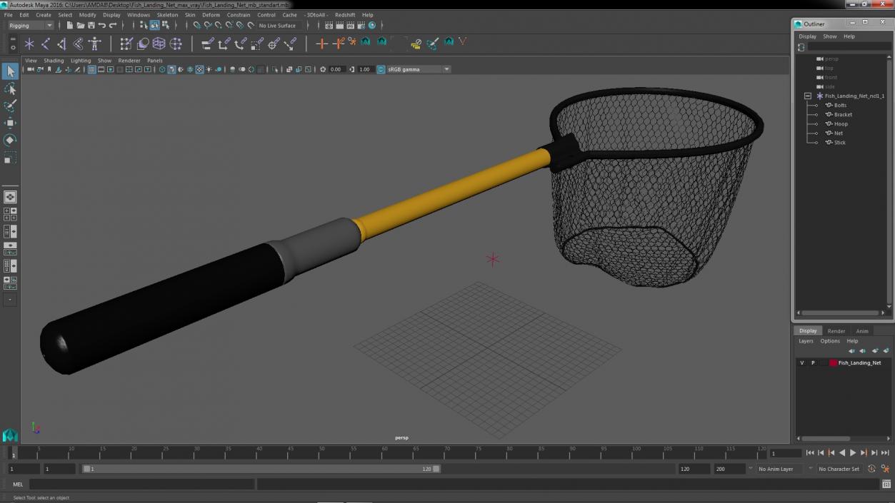 3D Fish Landing Net