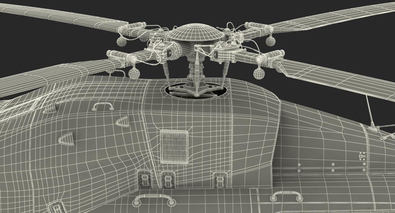 3D Light Utility Helicopter Eurocopter EC145