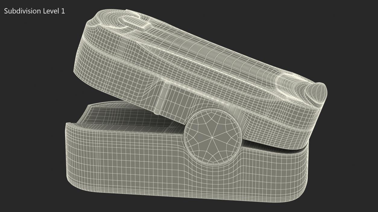 Finger Pulse Oximeter with Display 3D model