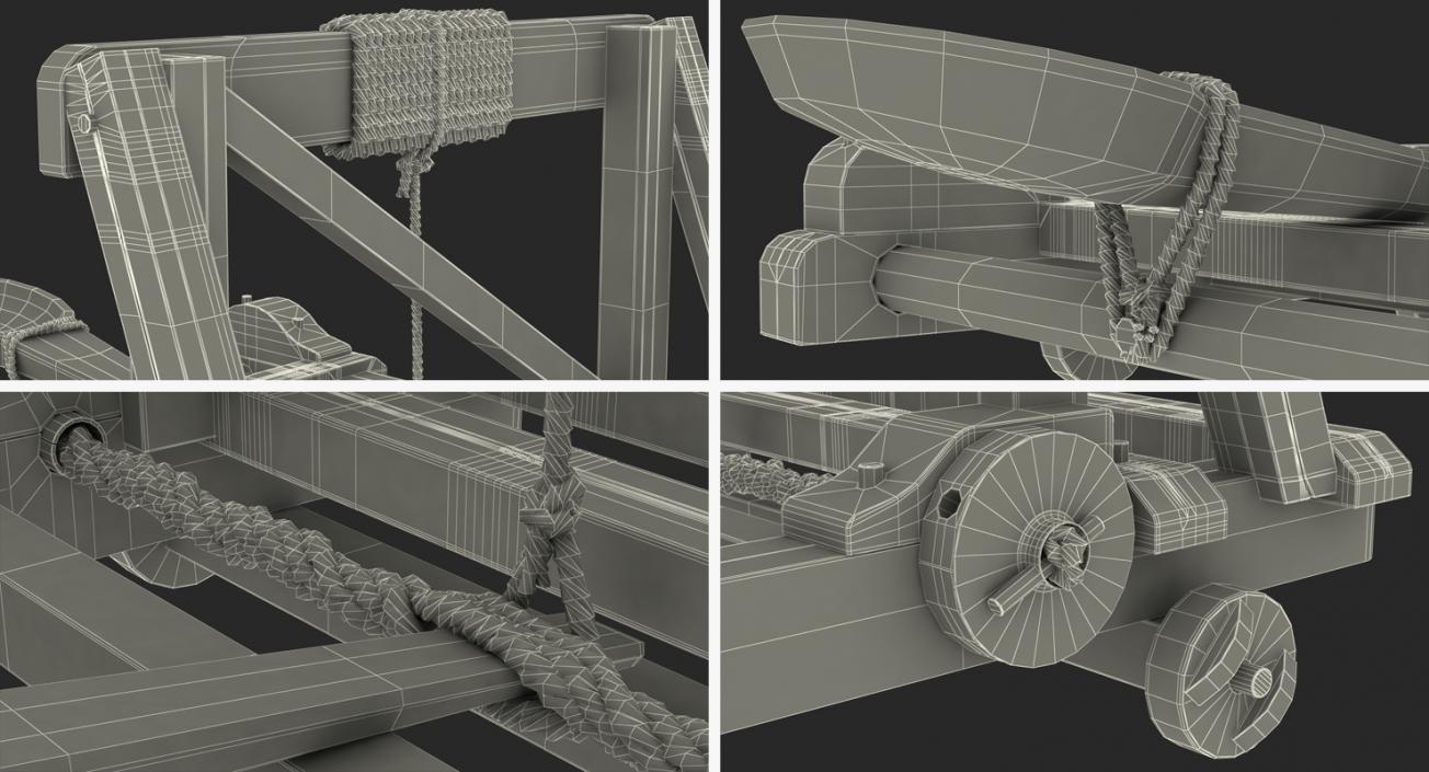 Medieval Catapult 3D