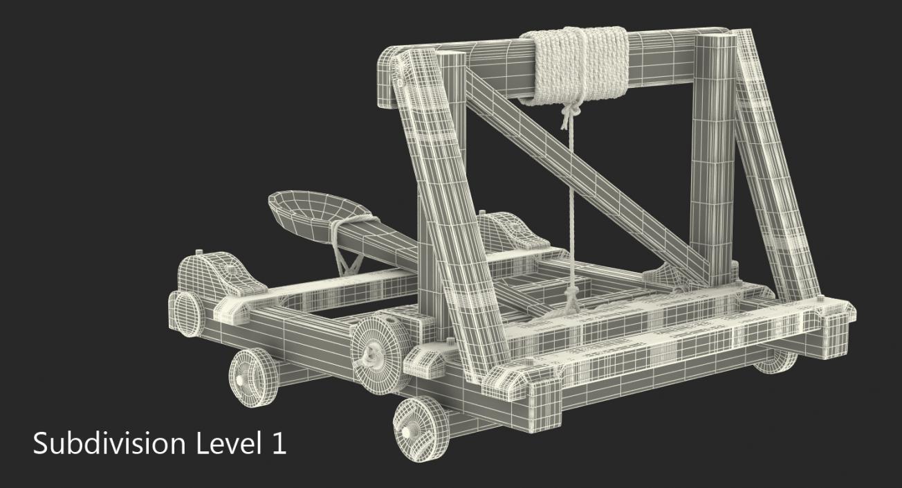 Medieval Catapult 3D