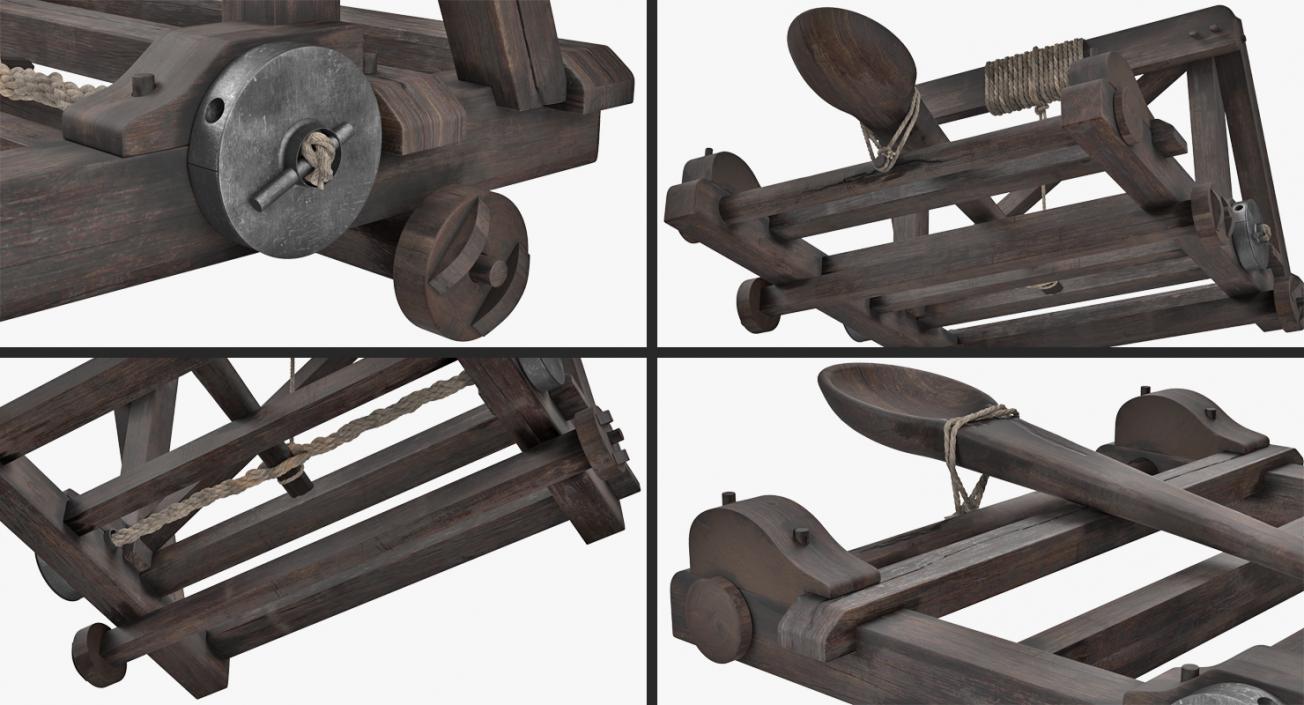 Medieval Catapult 3D