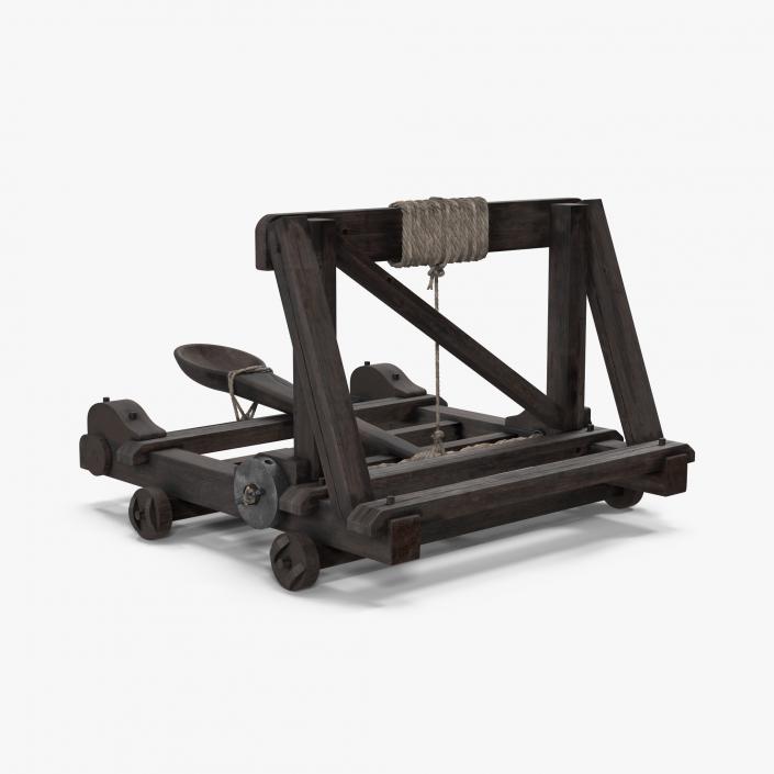 3D Medieval Siege Weapons Collection model