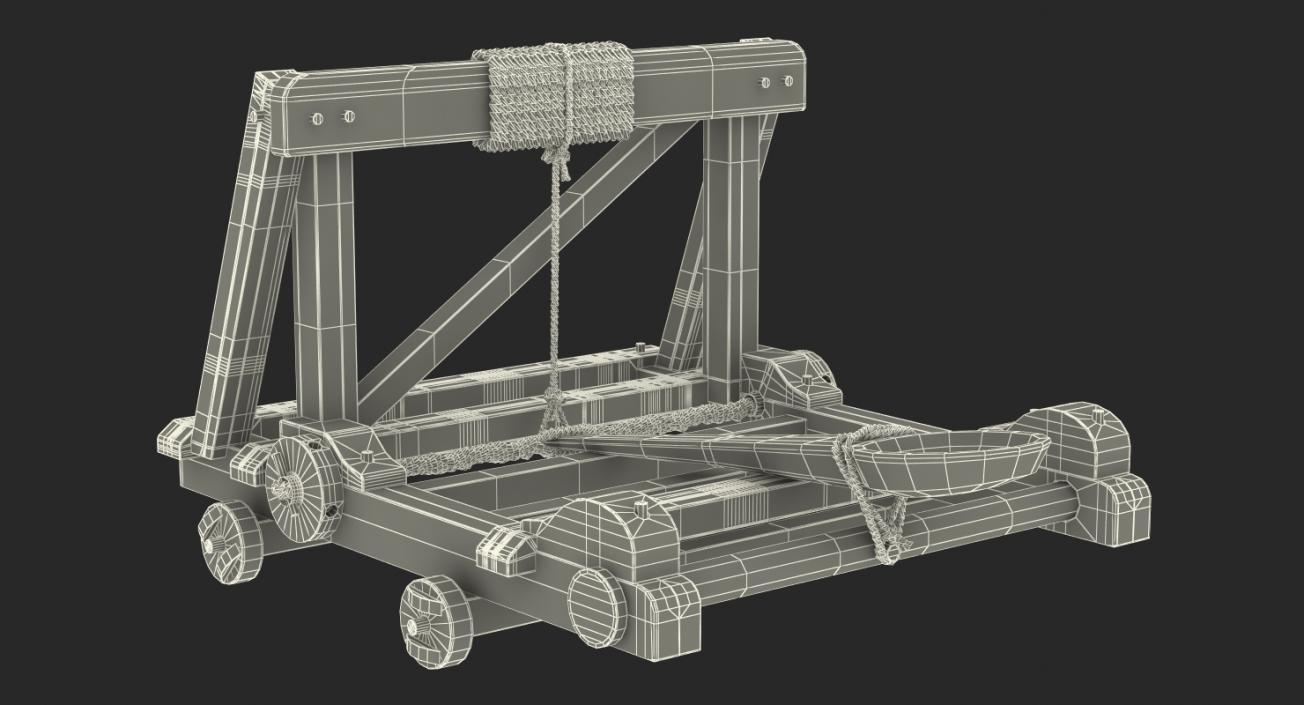 Medieval Catapult 3D