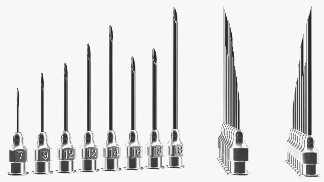 3D Veterinary Needles model