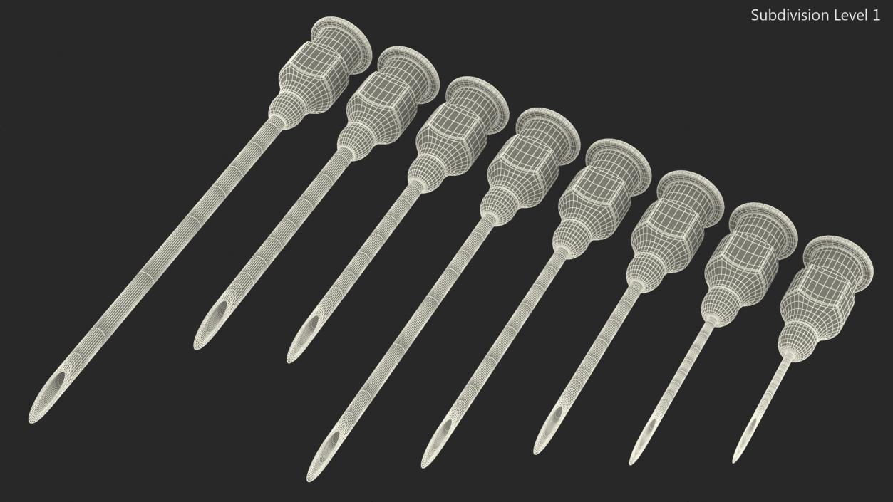 3D Veterinary Needles model