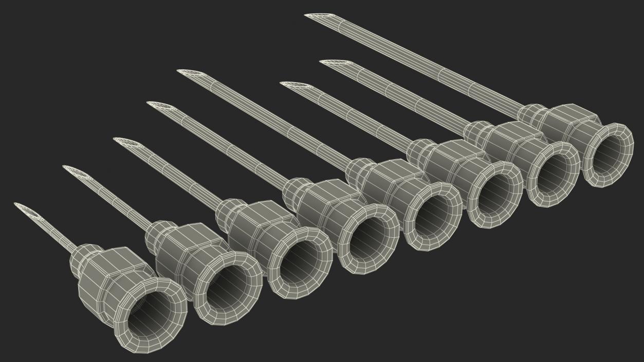 3D Veterinary Needles model