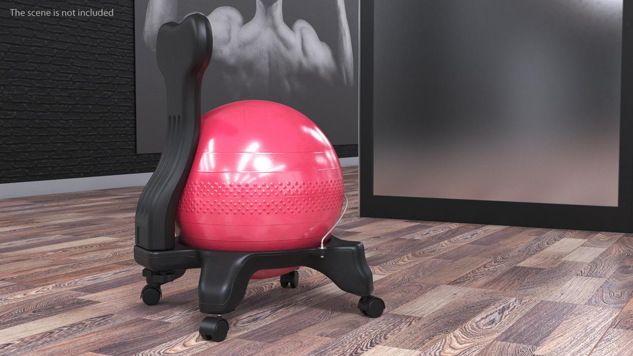 Office Fitness Chairs Collection 3D