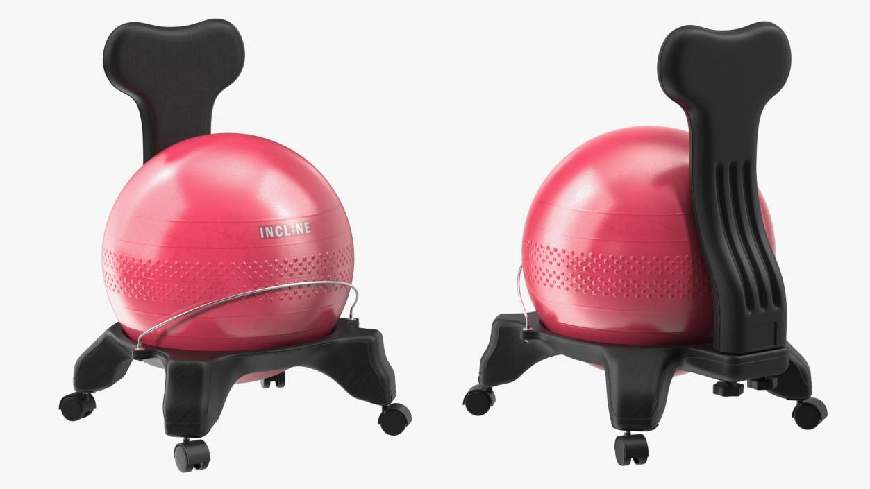 Office Fitness Chairs Collection 3D