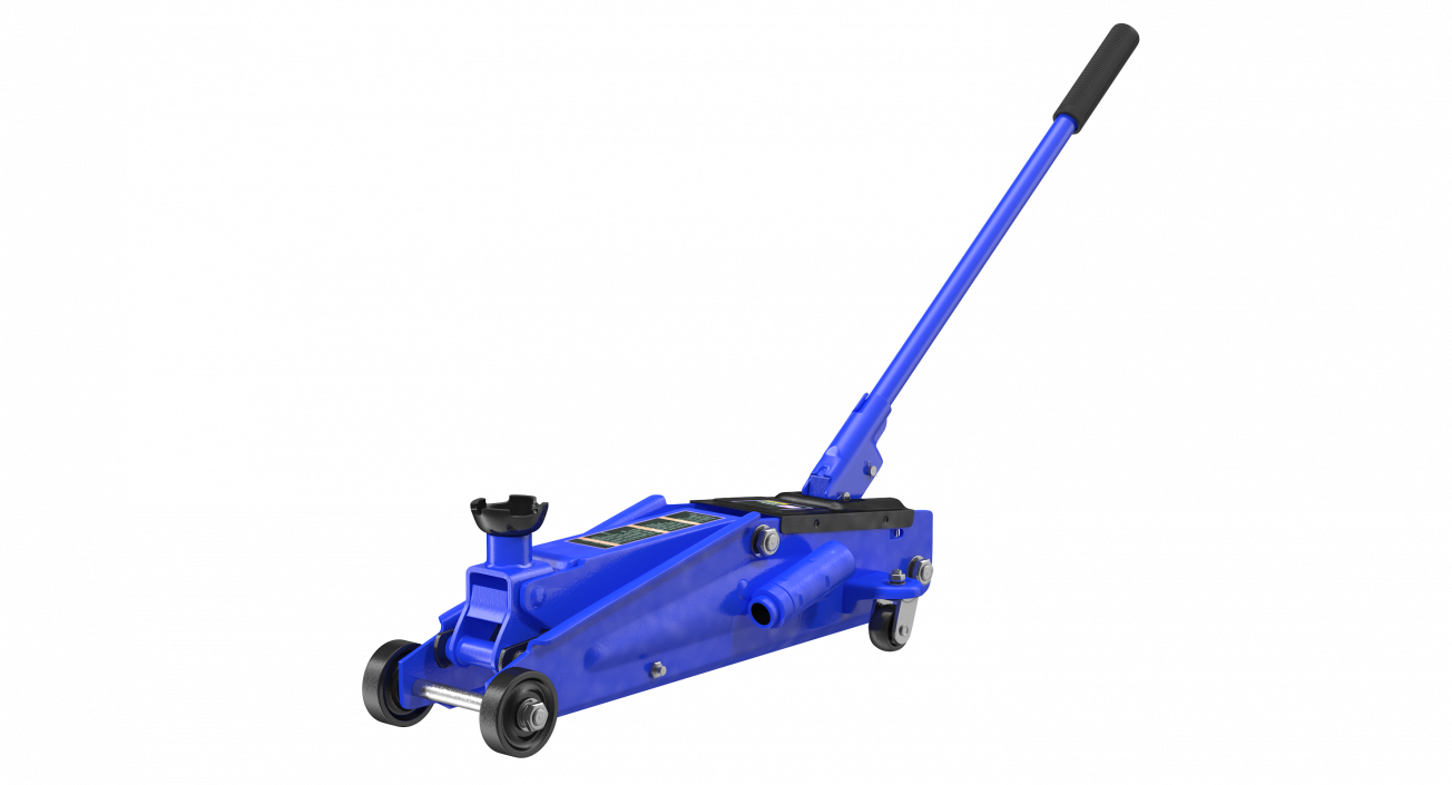 Heavy Duty Steel Trolley Jack 3D model