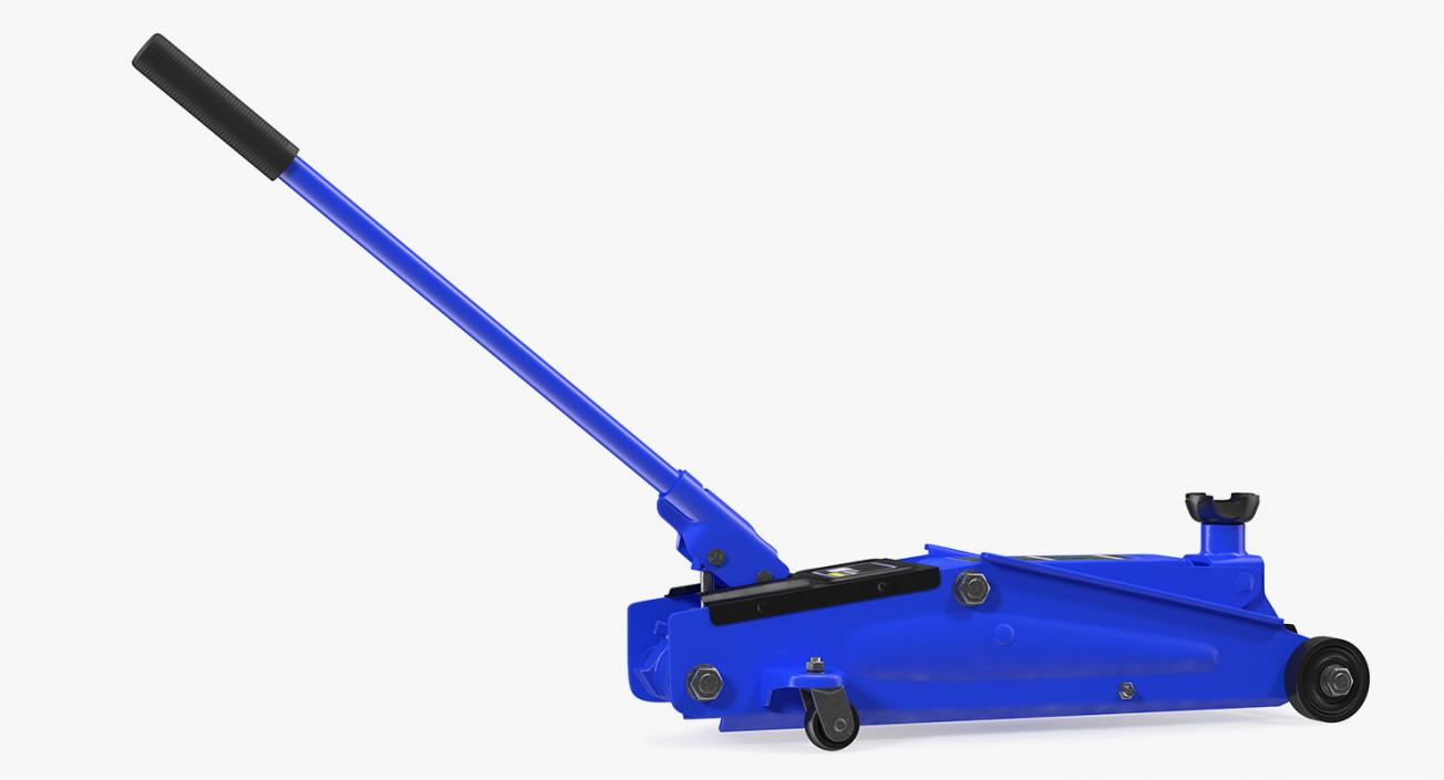 Heavy Duty Steel Trolley Jack 3D model