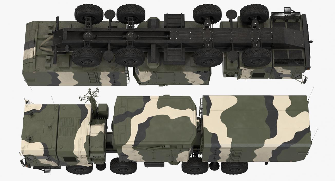 3D Russian Missile Systems Rigged Collection 3 model