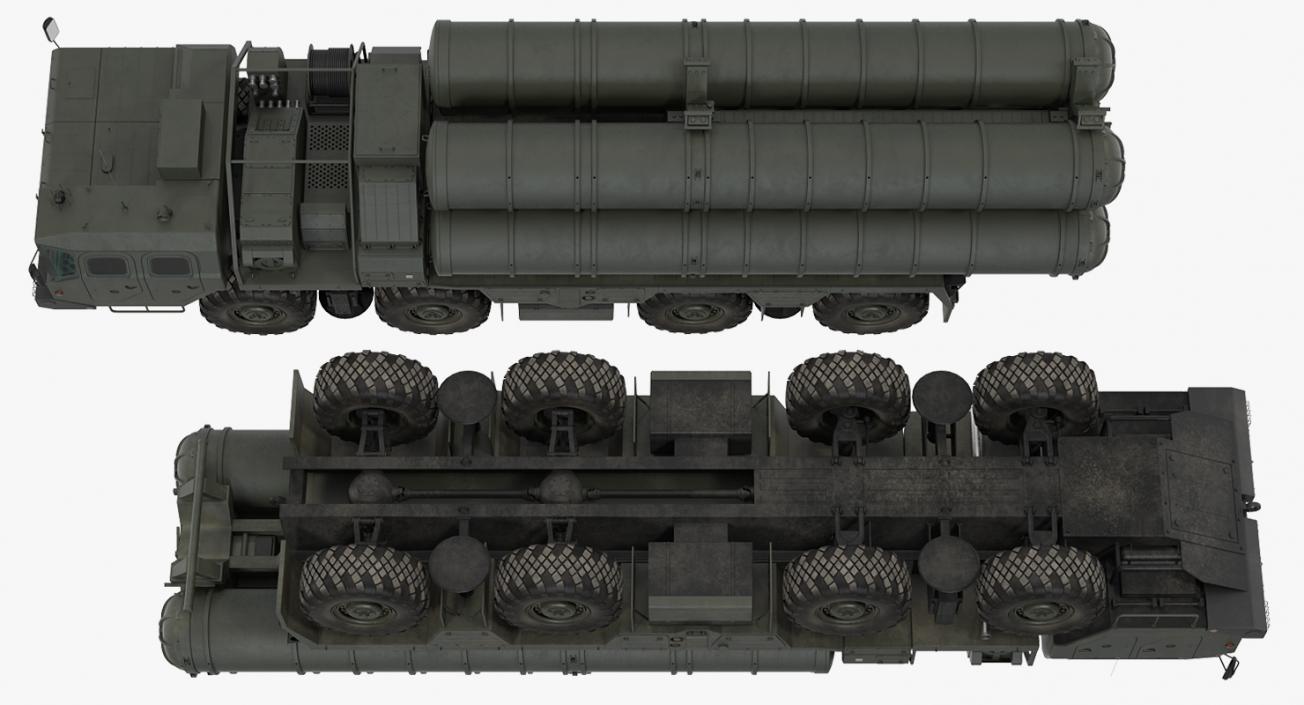 3D Russian Missile Systems Rigged Collection 3 model