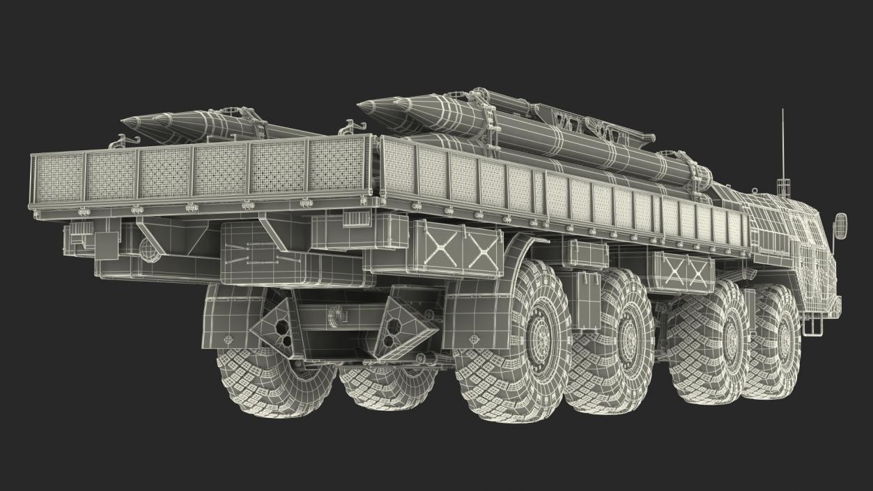 3D Russian Missile Systems Rigged Collection 3 model